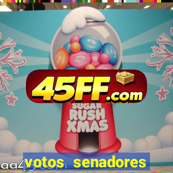votos senadores impeachment alexandre de moraes
